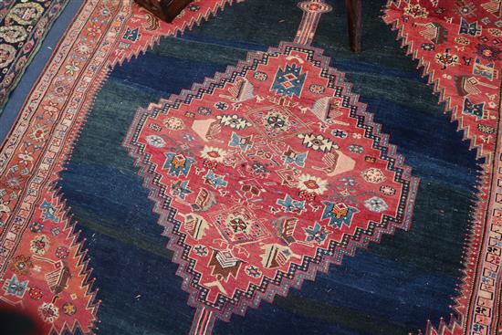 An antique Karabagh carpet, dated 1892, 11ft 9in by 6ft 8in